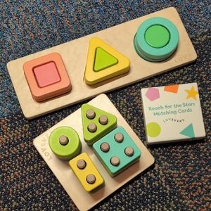 Lovevery Geometric Shape Puzzle Set for Kids